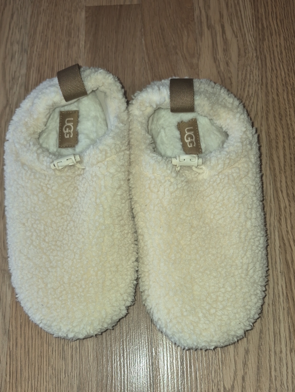 UGG Cream Sherpa Clog Slippers